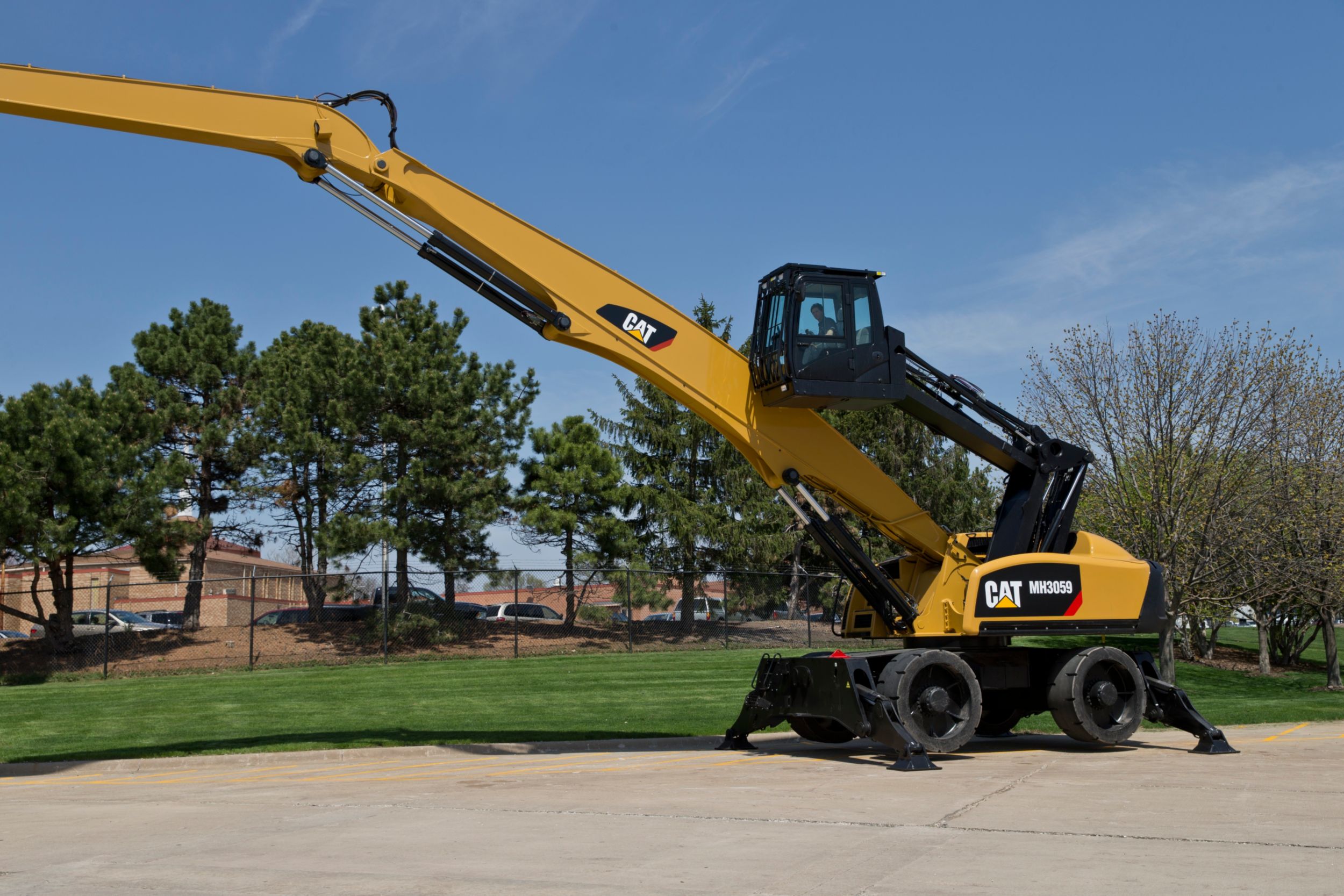 New MH3059 Wheel Material Handler Equipment ID 18487759 Hawthorne Cat