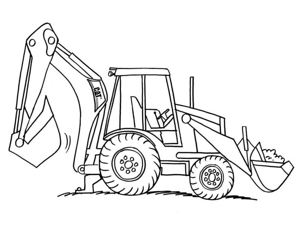 Cat® Coloring Pages Cat Caterpillar