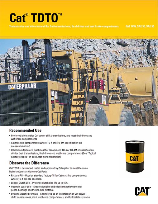 Cat Oils Cat Caterpillar