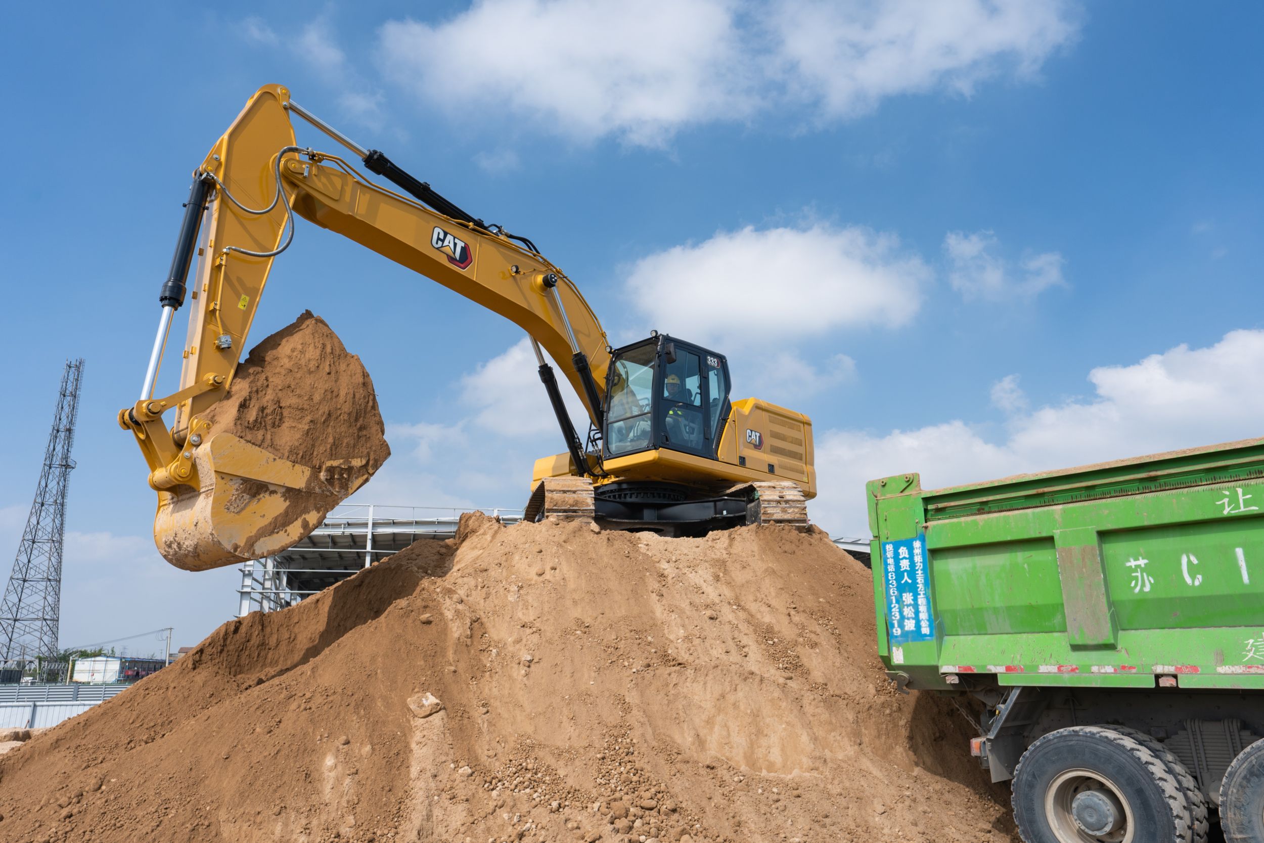 New Cat® 333 excavator offers more digging force, durability and low
