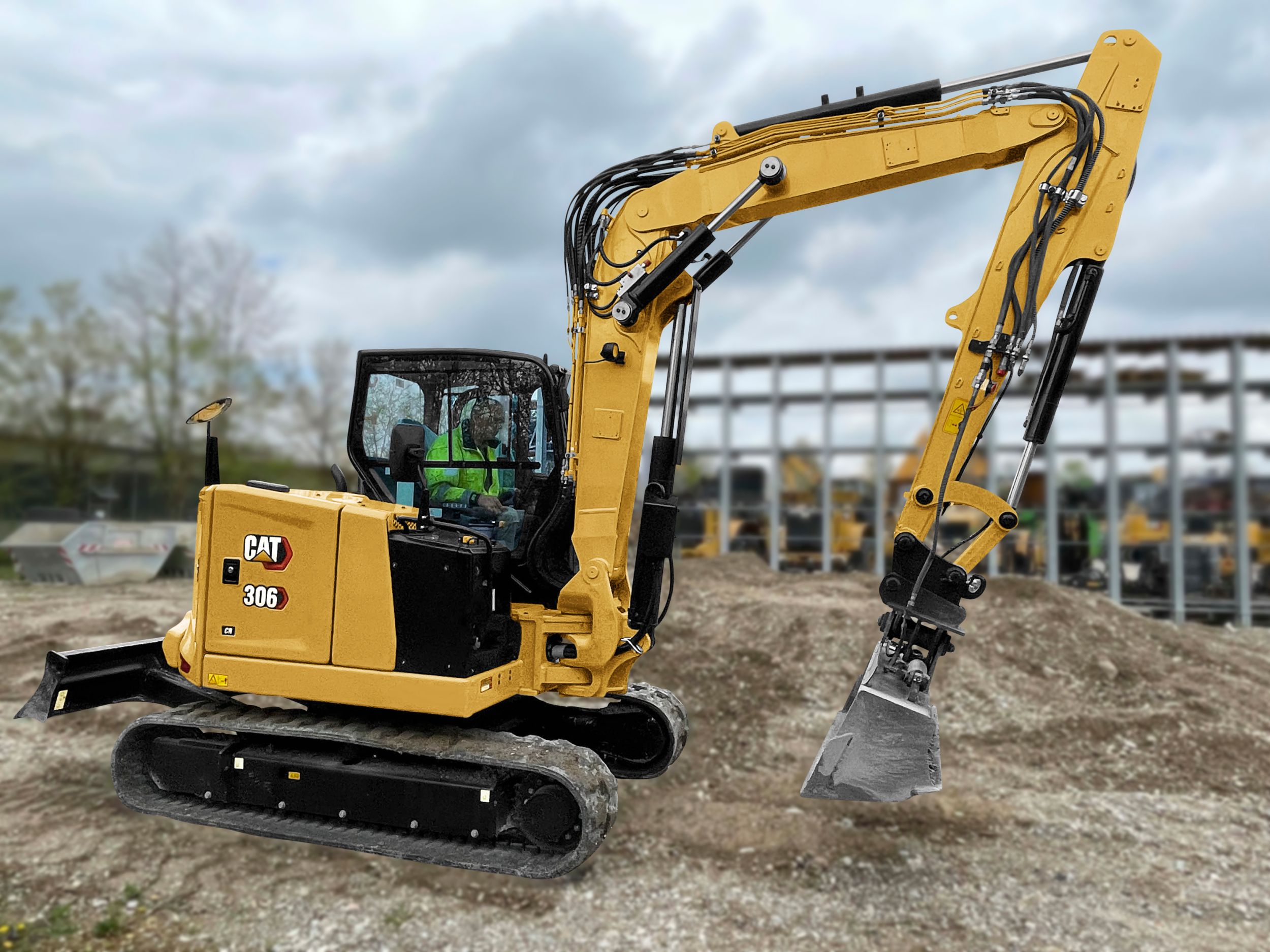 Miniexcavadora 306 CR VAB Cat Caterpillar