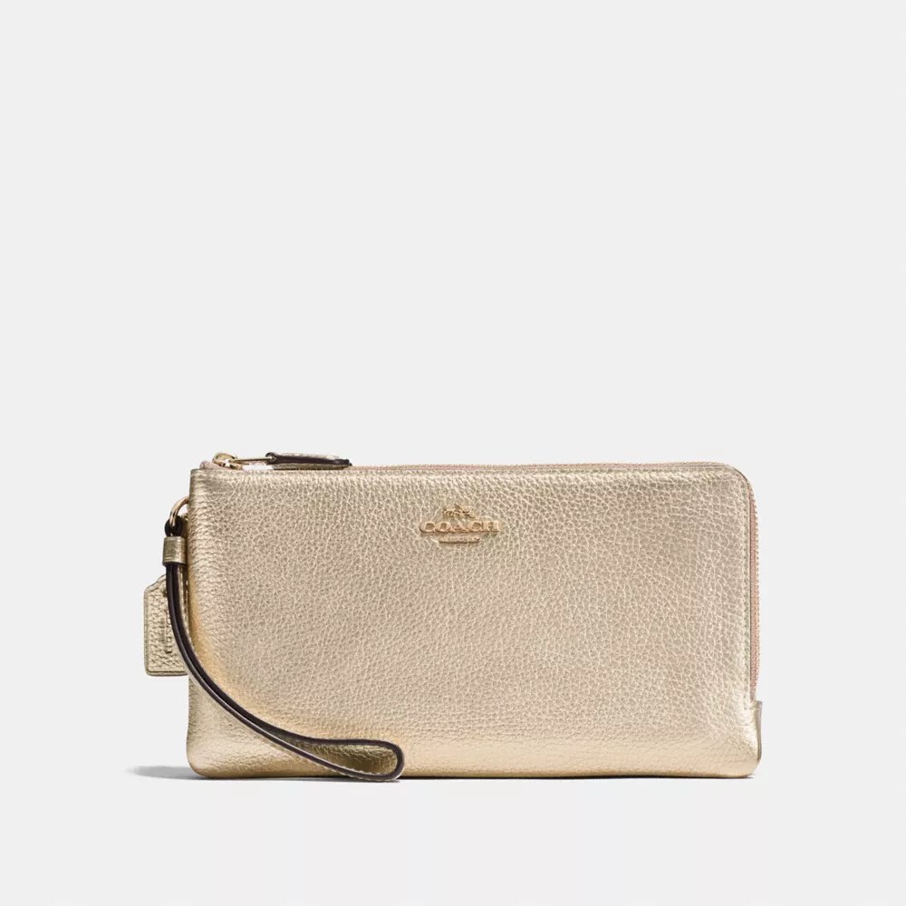 COACH Double Zip Wallet