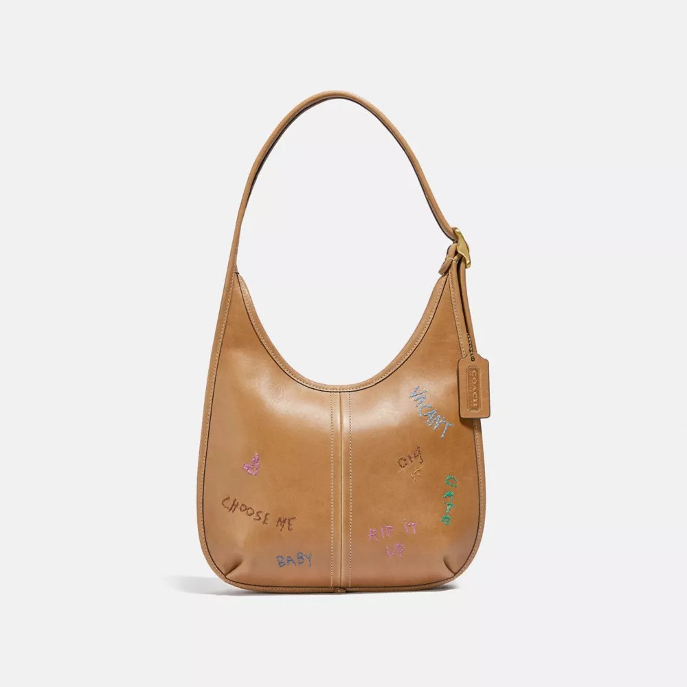 COACH Official Site Official pageERGO SHOULDER BAG WITH EMBROIDERY