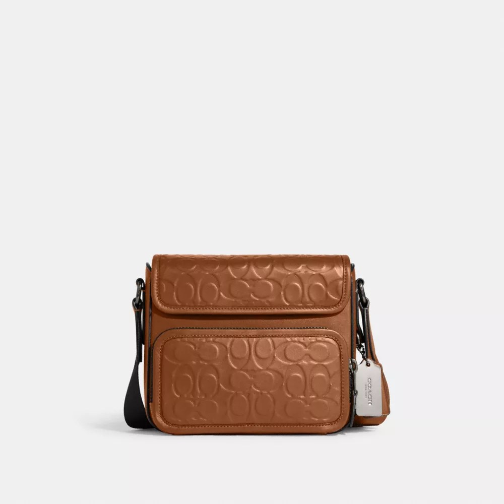 SULLIVAN FLAP CROSSBODY IN SIGNATURE LEATHER