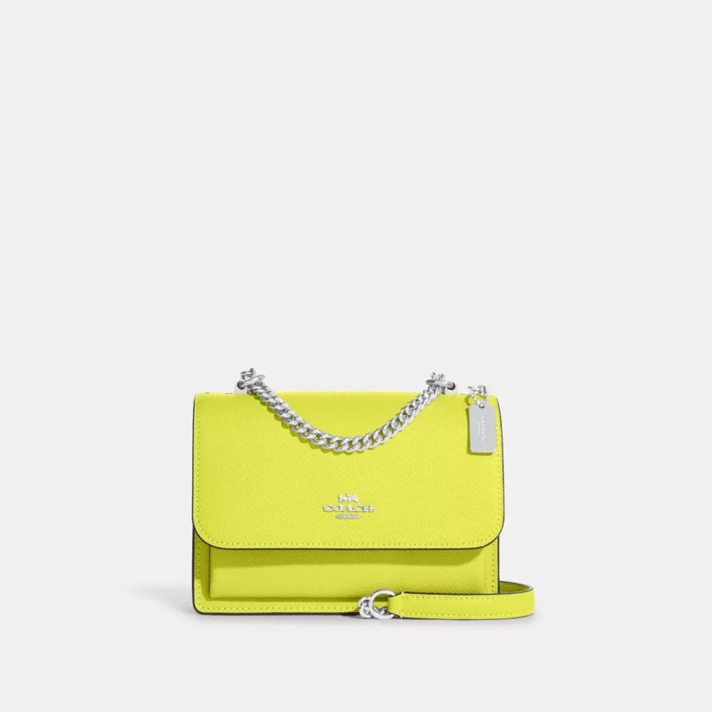 COACH C9949 - MINI KLARE CROSSBODY - SV/BRIGHT YELLOW | COACH HANDBAGS