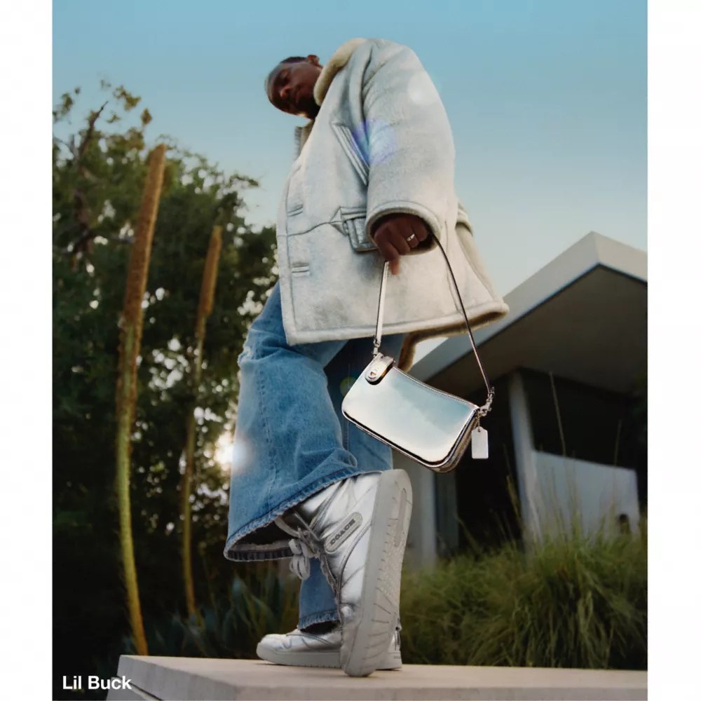 COACH Official Site Official pagePENN SHOULDER BAG IN SILVER METALLIC