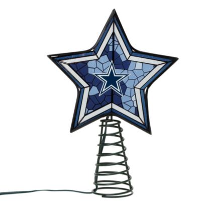 Dallas Cowboys Christmas Tree Topper Put a little cowboy pride on