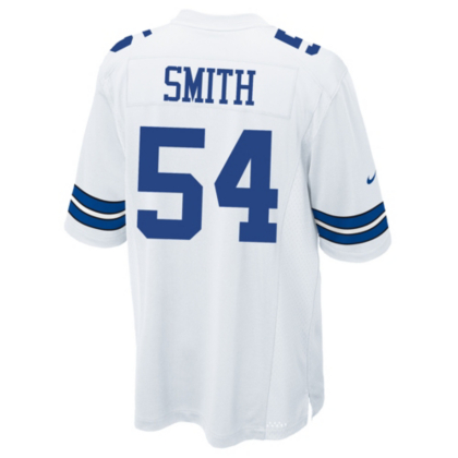 Dallas Cowboys Jaylon Smith 54 Nike White Game Replica Jersey Dallas