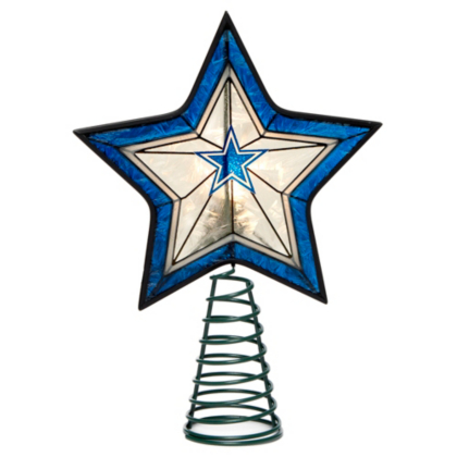 Dallas Cowboys Christmas Star Tree Topper
