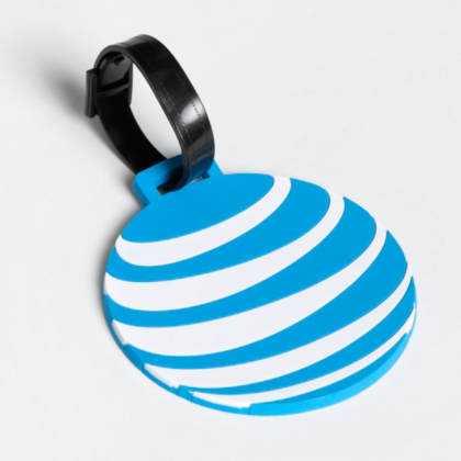 AT&T Globe Silicone Luggage Tag AT&T Brand Shop