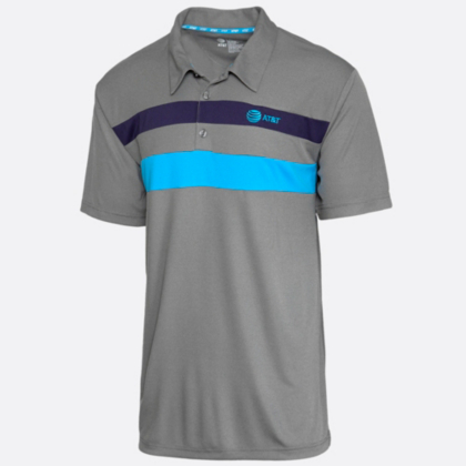 AT&T Mens Ponnier Short Sleeve Polo AT&T Brand Shop