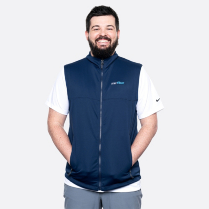 AT&T Fiber Port Authority Fleece Vest AT&T Brand Shop