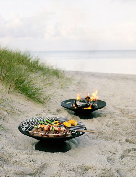 Fire Bowl Stainless Steel Grill Top Design Within Reach