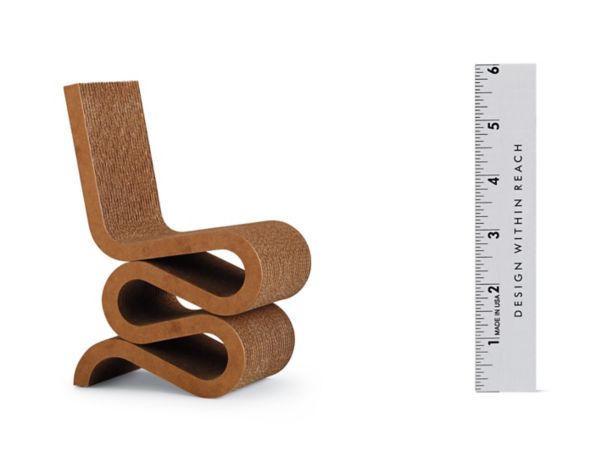 Vitra Miniatures Collection Gehry Wiggle Side Chair Design Within Reach
