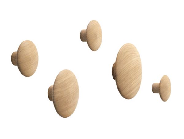 Wood Coatrack Dots, Set of 5 Design Within Reach