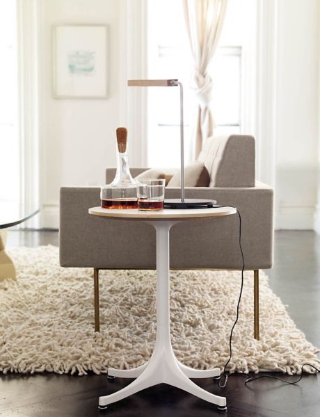 Nelson™ Pedestal Side Table Design Within Reach