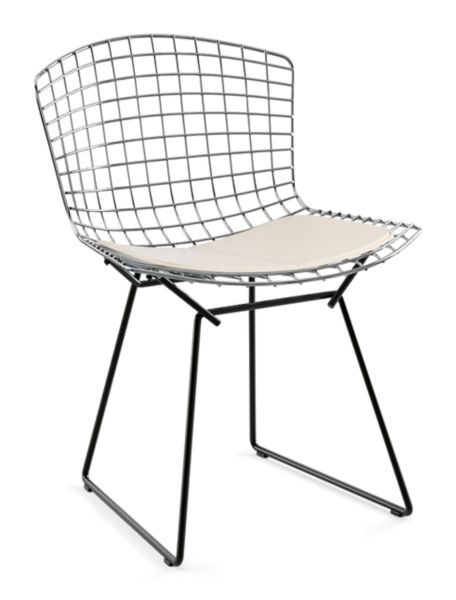 Bertoia TwoTone Side Chair with Seat Pad Design Within Reach