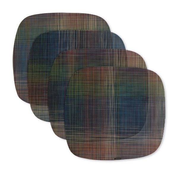 Chilewich Plaid Abstract Placemats, Set of 4 Design Within Reach