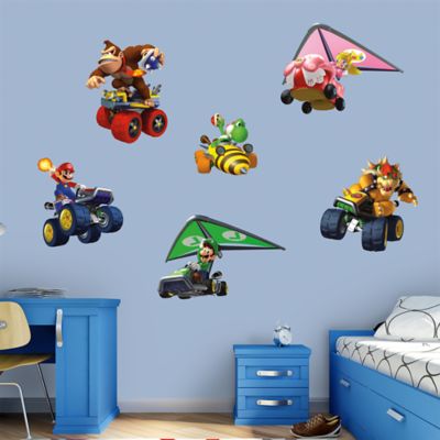 Mario Kart Collection Wall Decal Shop Fathead® for Mario Decor