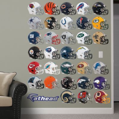 NFL Helmet Collection Wall Decal Shop Fathead® for NFL Decor