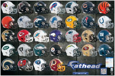 NFL Helmet Collection Wall Decal Shop Fathead® for NFL Decor