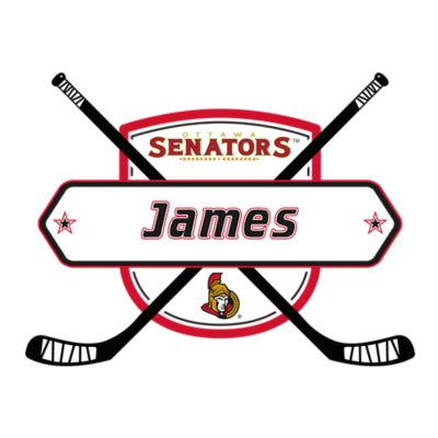 Ottawa Senators Personalized Name Wall Decal Shop Fathead® for Wall