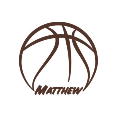 Basketball Personalized Name Wall Decal Shop Fathead® for Wall Art Décor