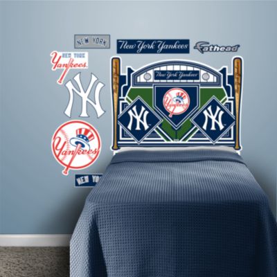 New York Yankees Headboard Twin Bed Wall Decal Shop Fathead® for