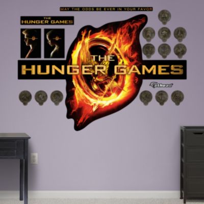 The Hunger Games Logo Wall Decal Shop Fathead® for The Hunger Games Decor