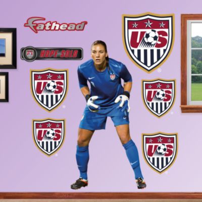 LifeSize Hope Solo Wall Decal Shop Fathead® for Women's National