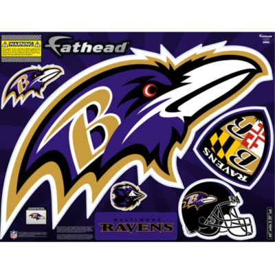 Baltimore Ravens Street Grip Outdoor Decal Shop Fathead® for Baltimore Ravens Ground Graphics