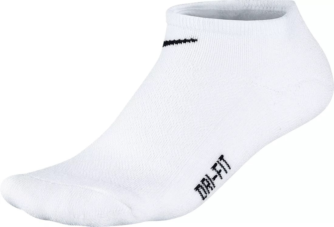 Nike Women’s Drifit Tipped No Show White Socks Golf