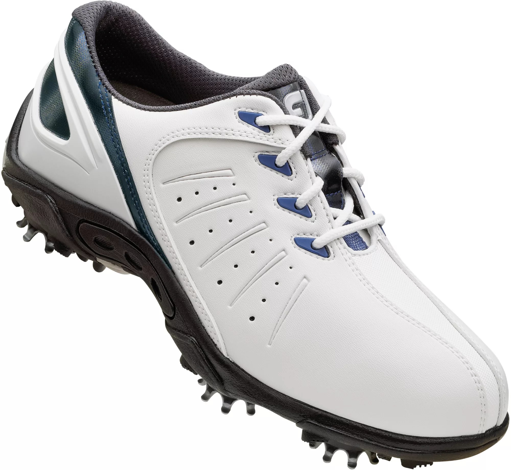 Footjoy Juniors’ Sport Golf Shoe White/blue Golf