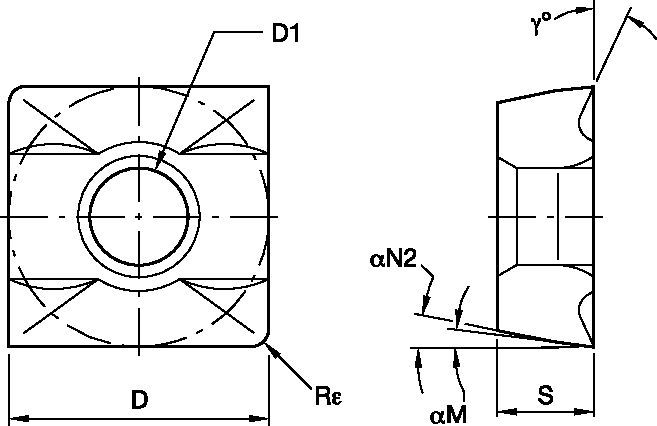 Indexable Drills CTR Drilling Inserts