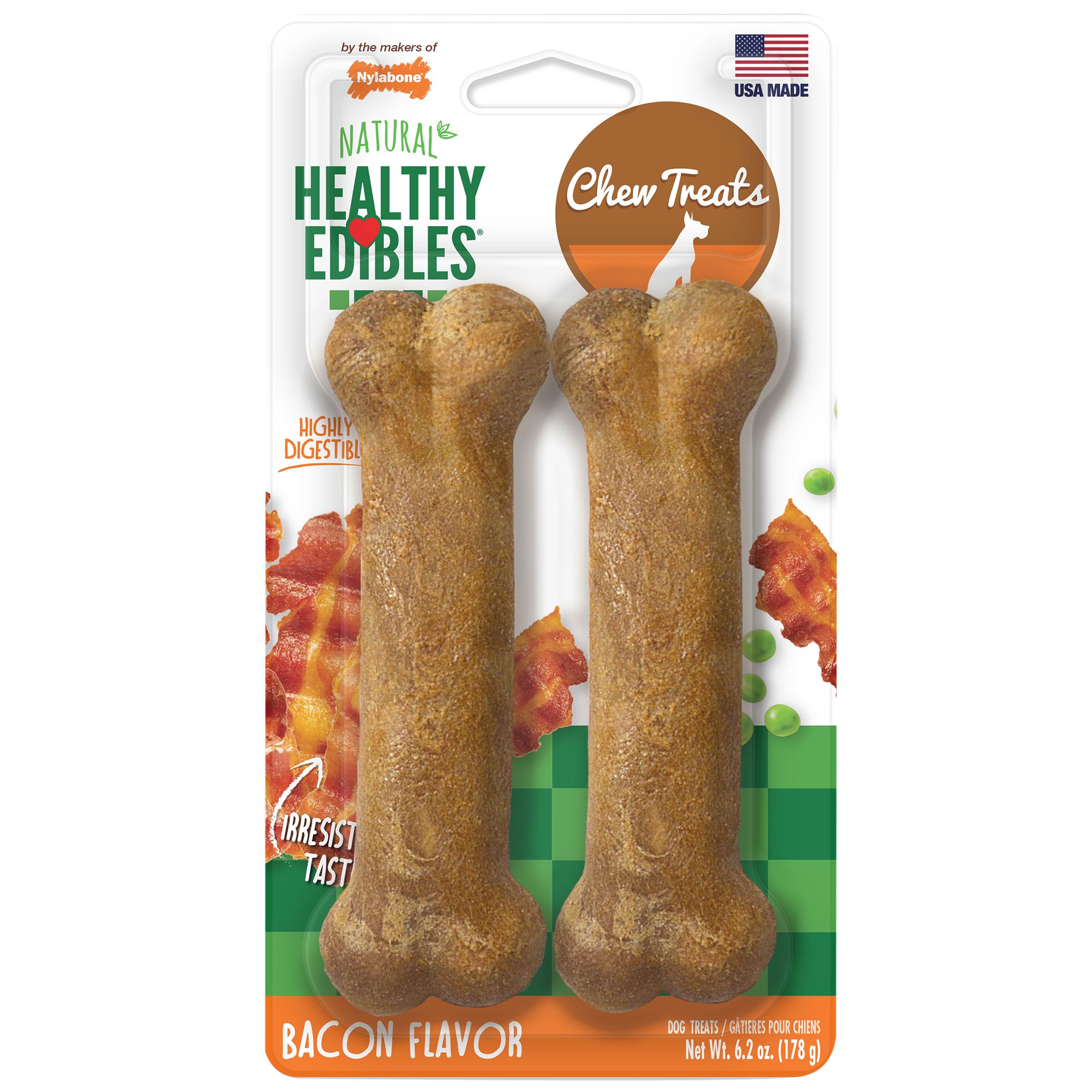Nylabone® Healthy Edibles® Dog Treats 2 Pack dog Soft & Chewy