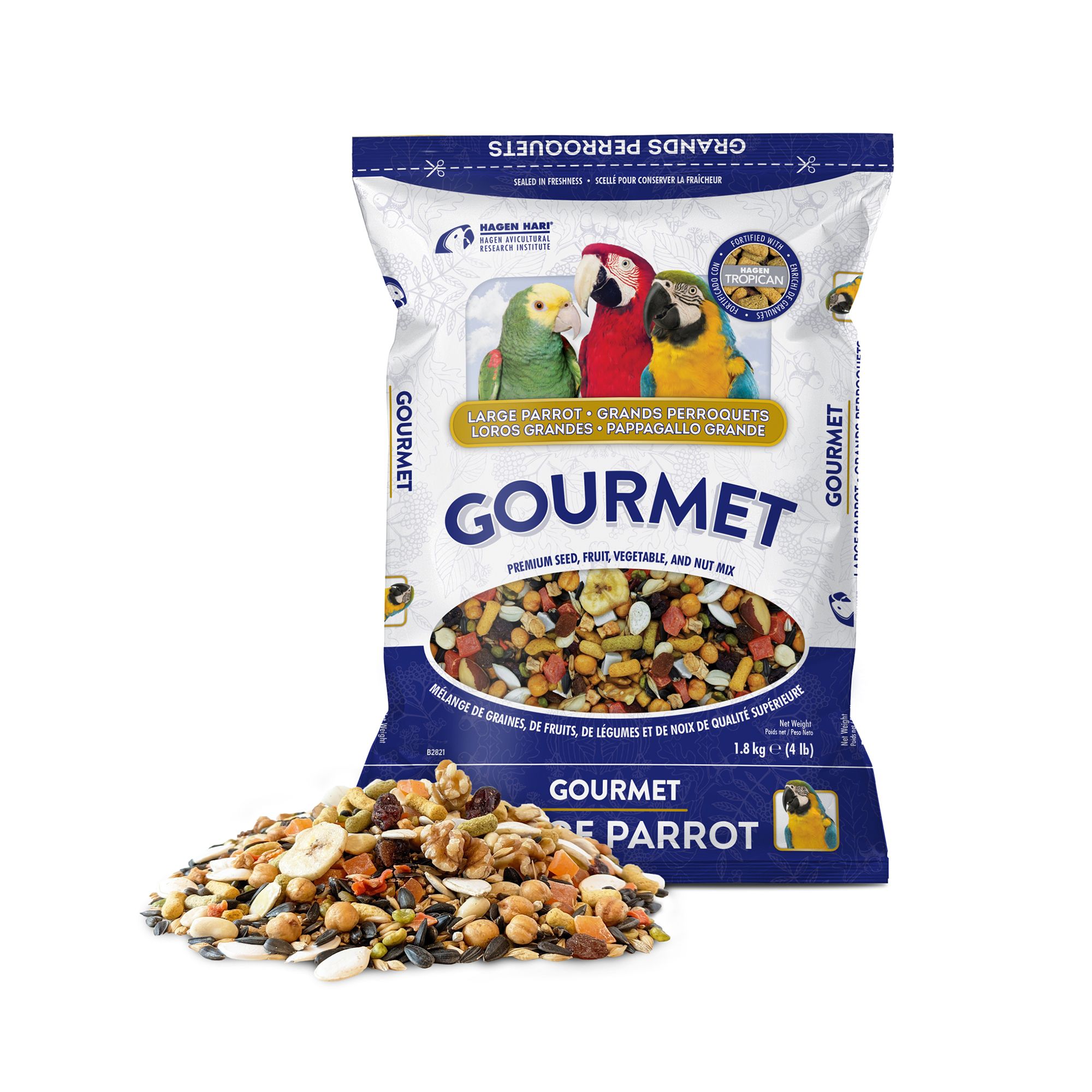 Hagen Gourmet Large Parrot Bird Food bird Pet Bird Food PetSmart