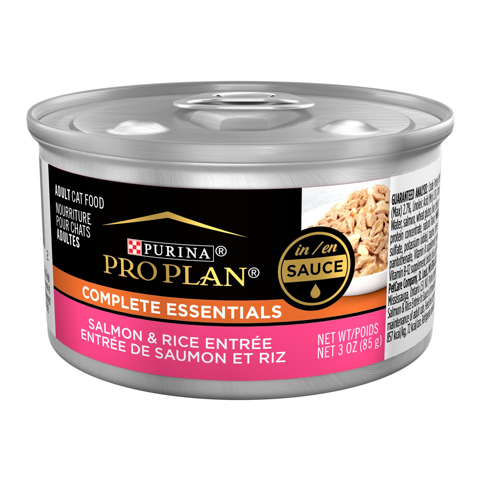 Purina Pro Plan Complete Essentials Adult Wet Cat Food Antioxidants, HighProtein, 3 Oz cat