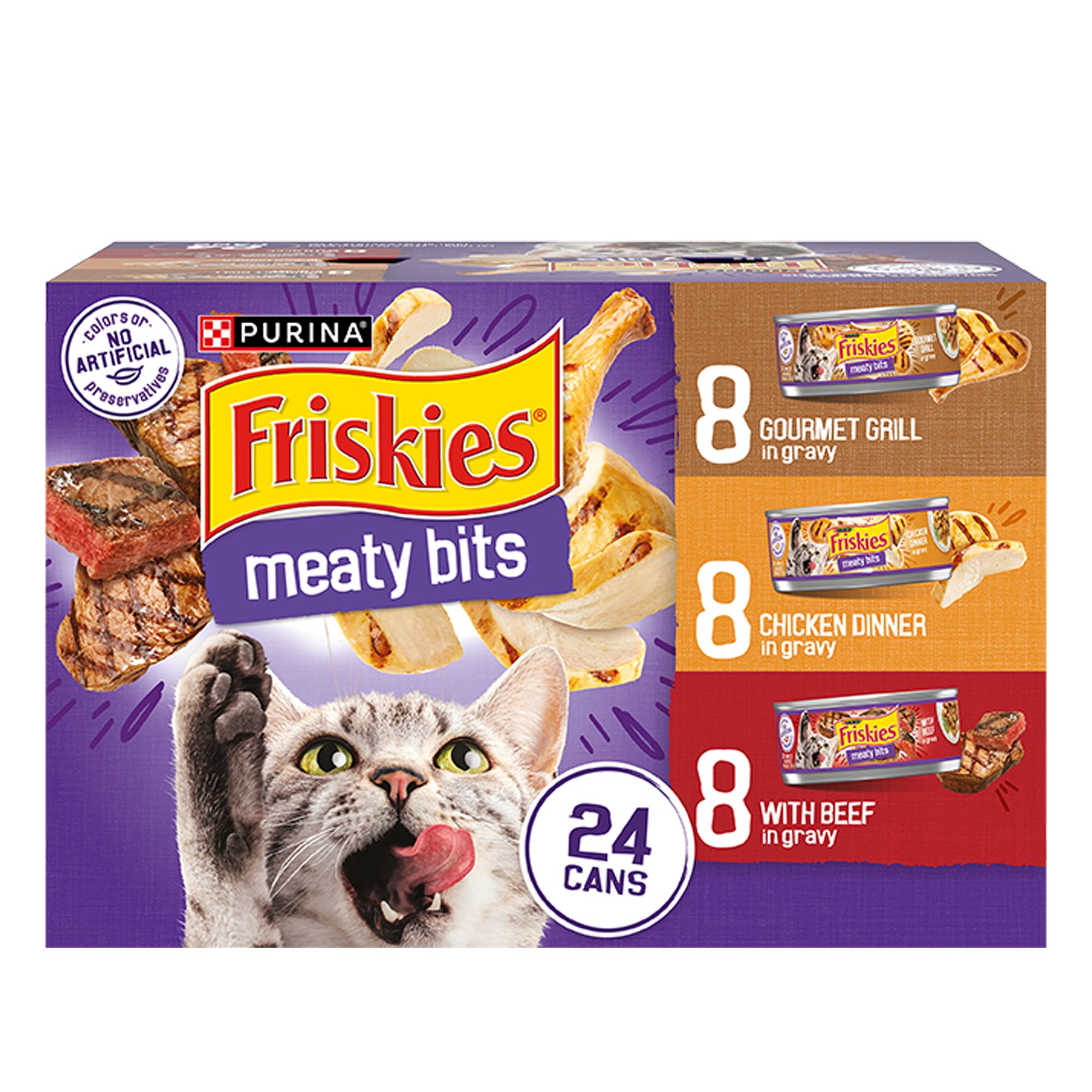 Purina® Friskies® Adult Cat Wet Food Variety Pack, 24 Ct, 132 OZ