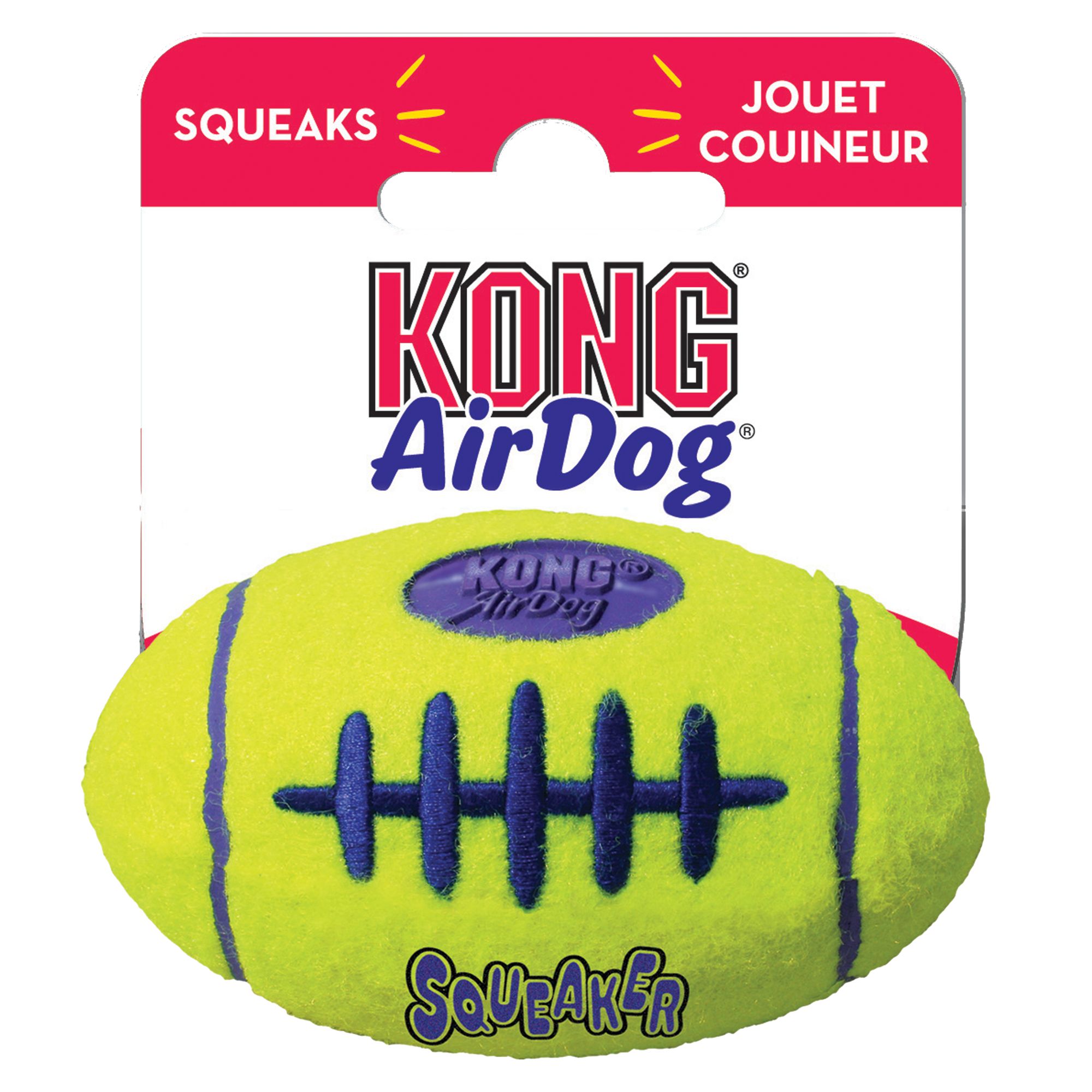 KONG® AirDog® Football Squeaker Dog Toy dog Fetch Toys PetSmart