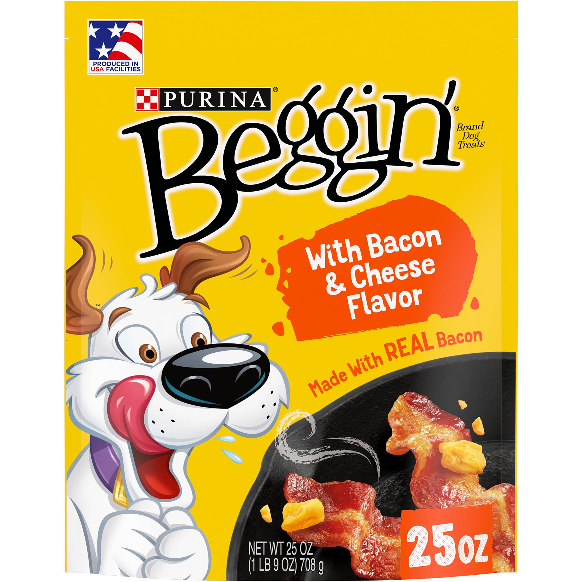 Purina® Beggin' Strips Dog Treat Bacon & Cheese dog