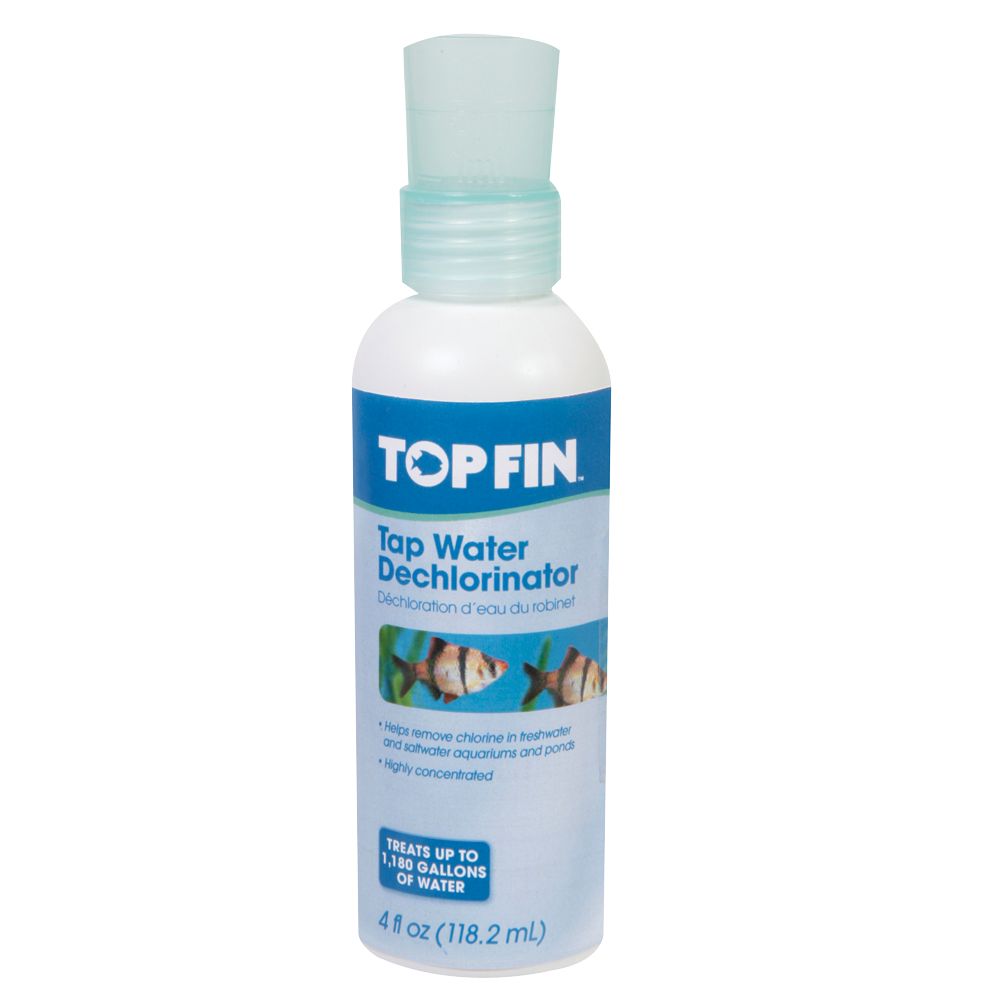 Top Fin®Tap Water Aquarium Dechlorinator Water Conditioner fish Water