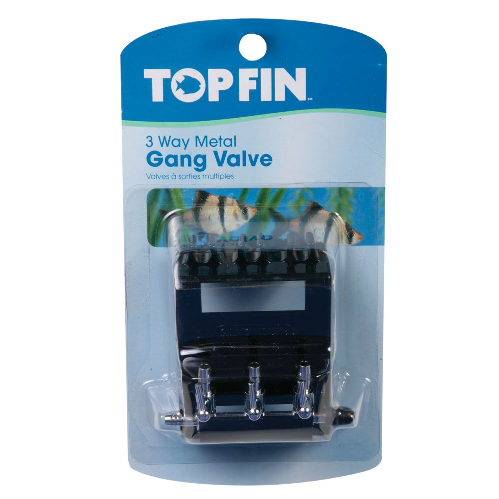 Top Fin® 3 Way Metal Gang Valve fish Air & Water Pumps PetSmart