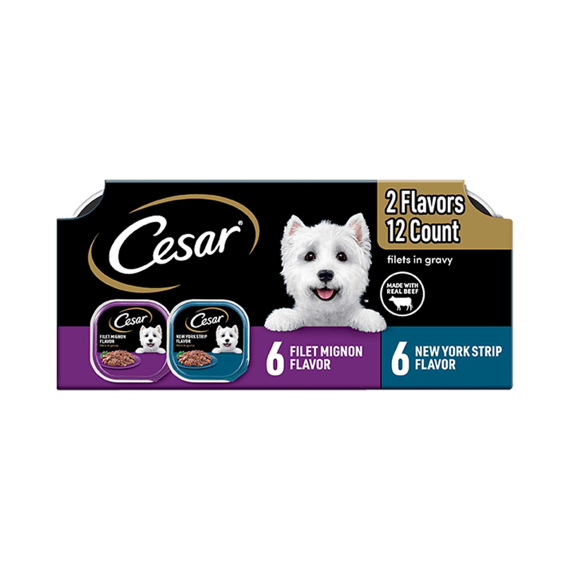 Cesar® Canine Cuisine Gourmet Filets™Dog Food 12 Pack dog Canned