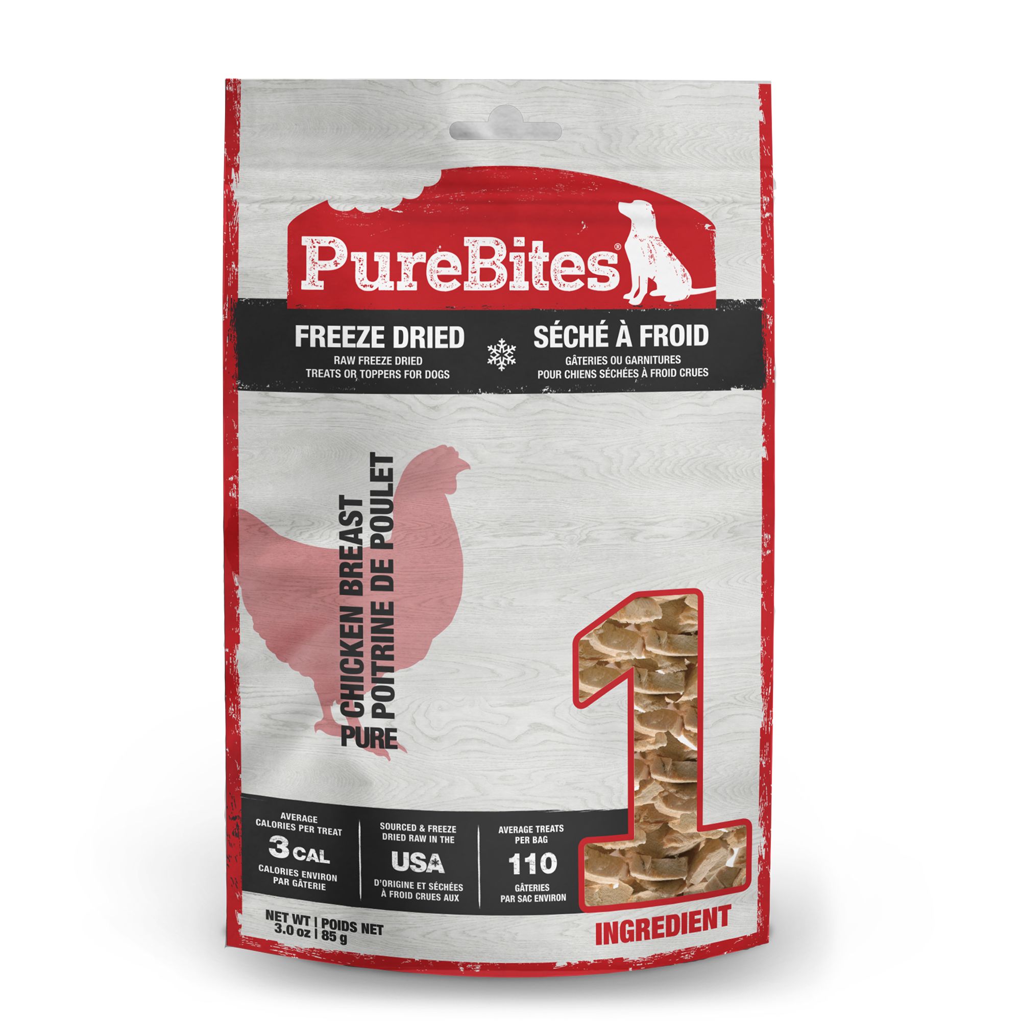 PureBites® Freeze Dried Dog Treat Chicken dog Soft & Chewy Treats