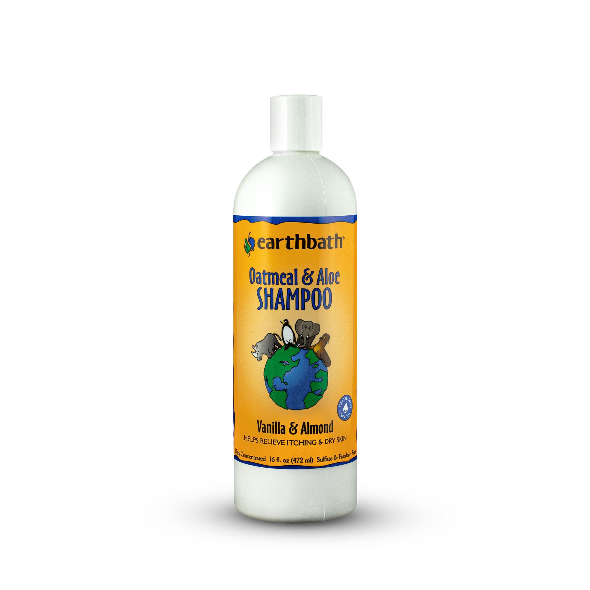 earthbath® Oatmeal & Aloe Pet Shampoo Vanilla & Almond dog Shampoos
