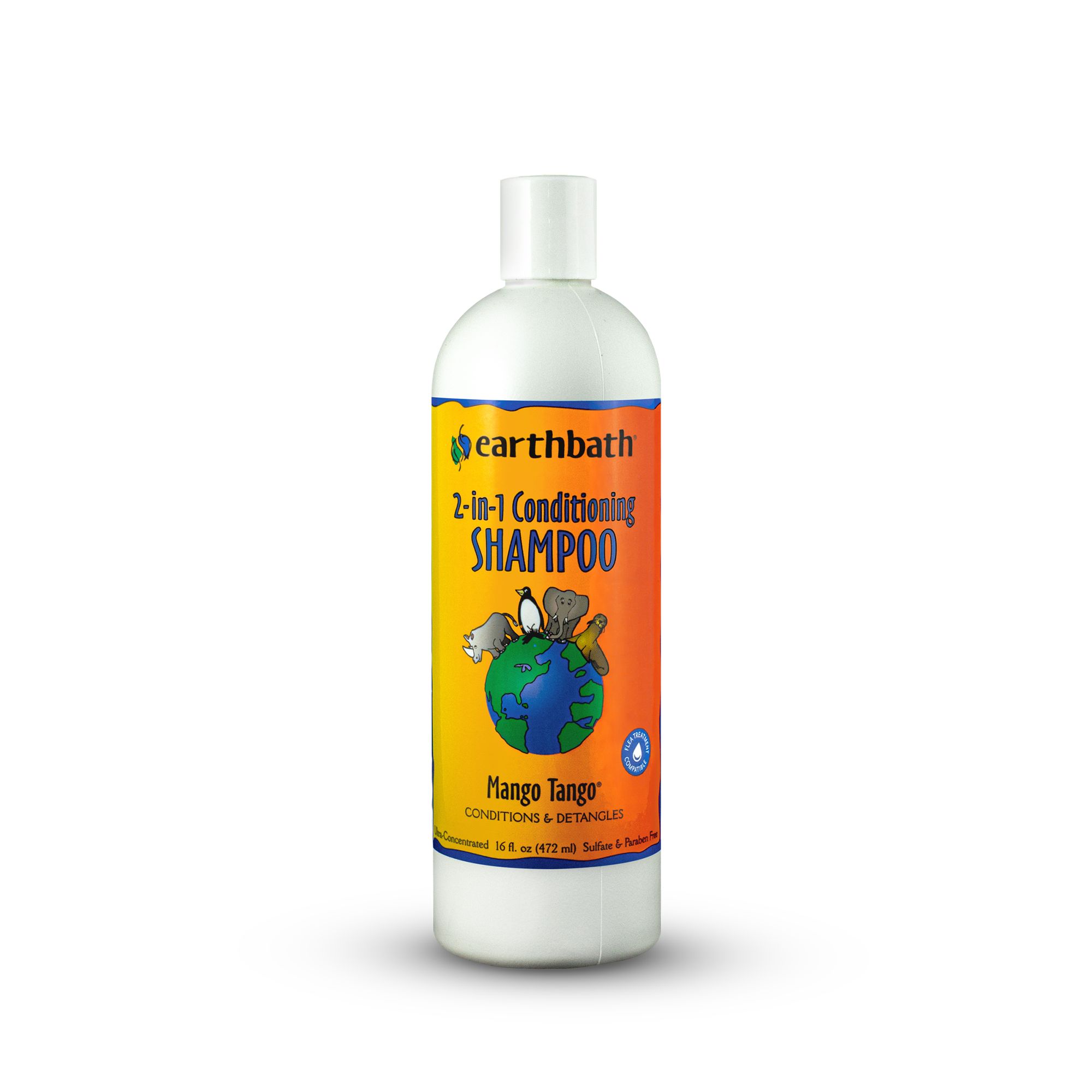 earthbath® 2in1 Conditioning Pet Shampoo Mango Tango® dog