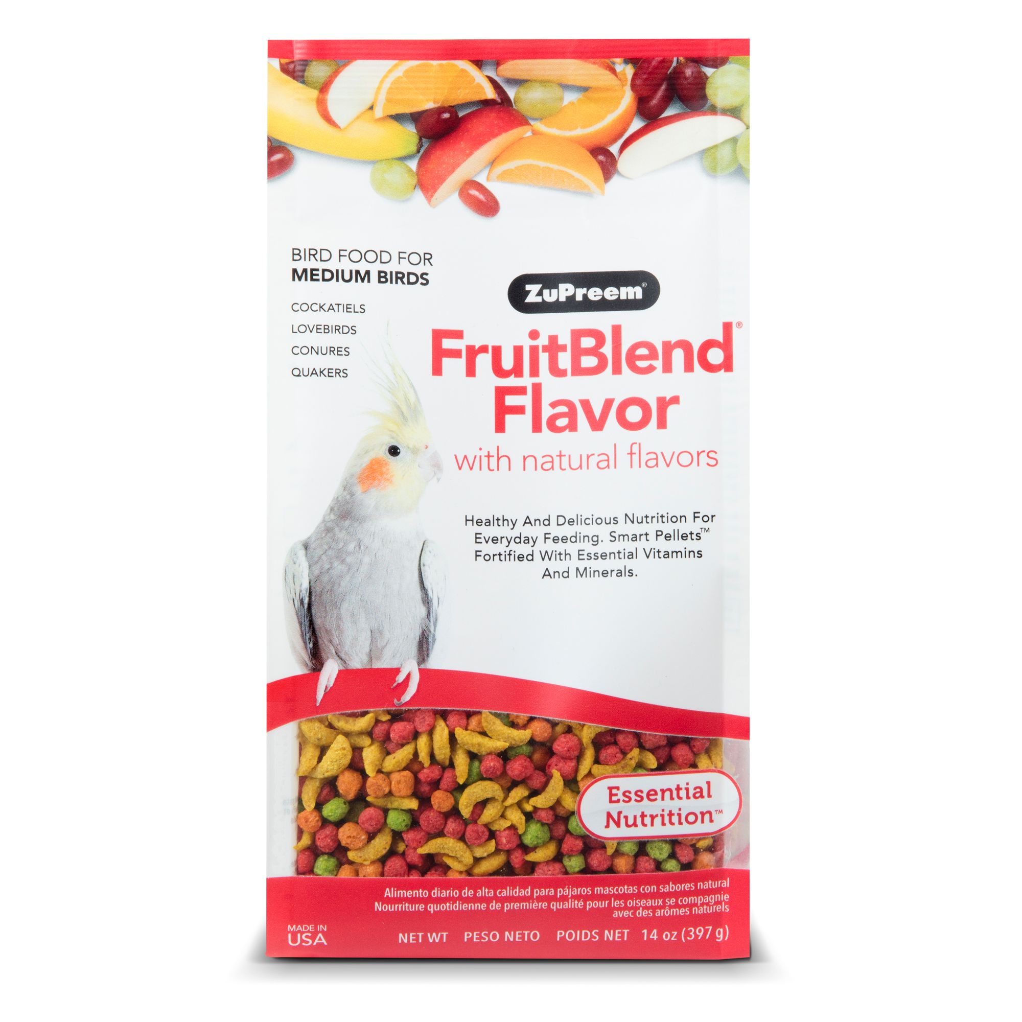 ZuPreem® FruitBlend Medium Bird Food bird Pet Bird Food PetSmart