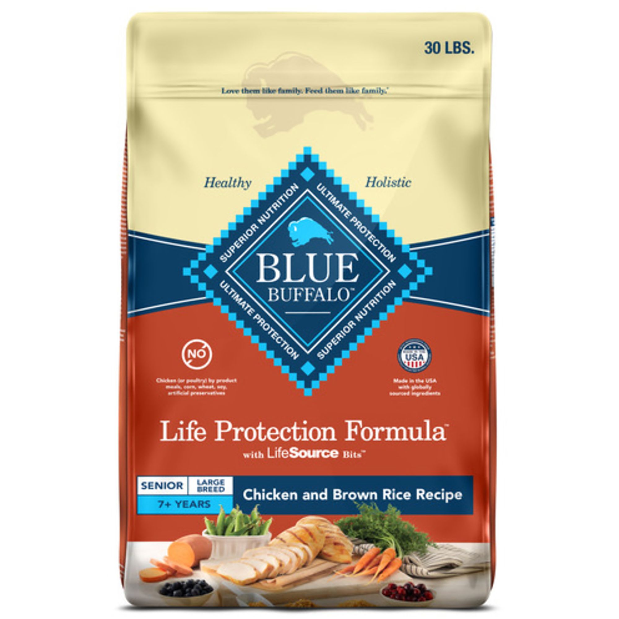 Blue Buffalo Life Protection Formula Large Breed Senior Dog Food