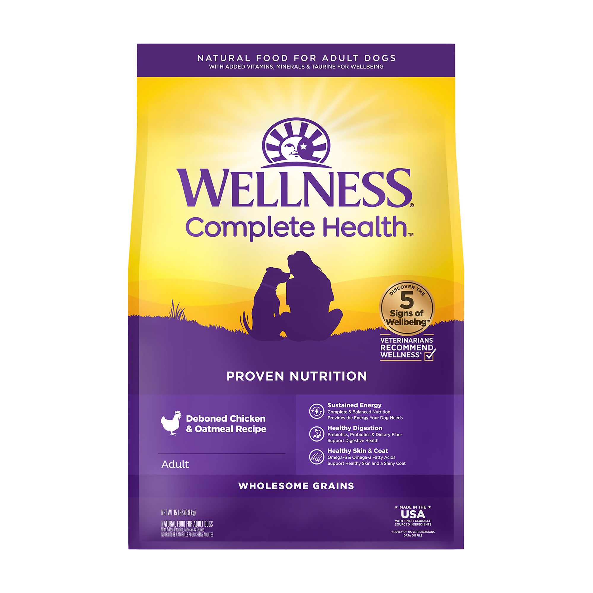 Wellness® Complete Health Adult Dog Food Natural dog Dry Food