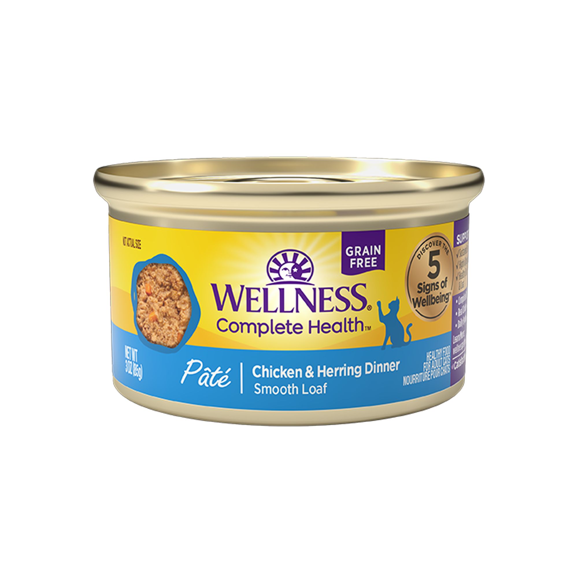 Wellness® Complete Health Cat Food Natural, Grain Free, Pate cat